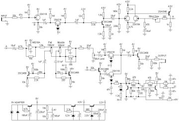 Boss PW 2 schematic circuit diagram